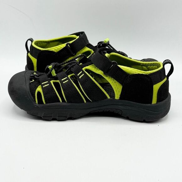 KEEN Newport II Lime Green Black Hiking Sandals - Big Kid US 4 / EU 36 - Picture 9 of 13
